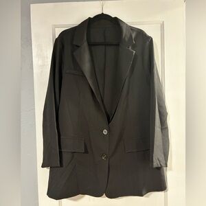 SHEIN Curve Elegant Black Blazer 2x